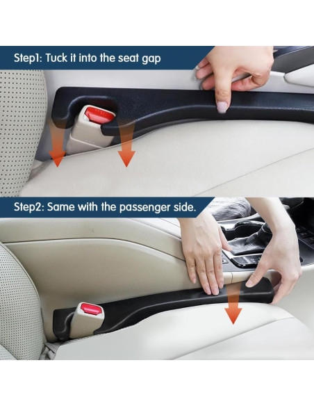 Relleno de Espacio entre Asientos de Coche WINUERK - 2 Piezas