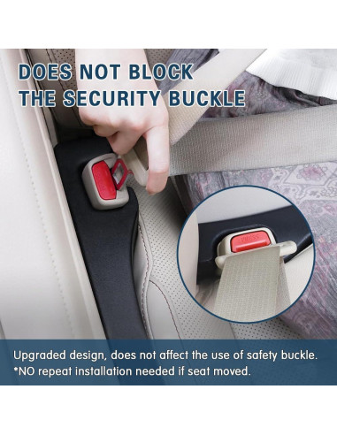 Relleno de Espacio entre Asientos de Coche WINUERK - 2 Piezas