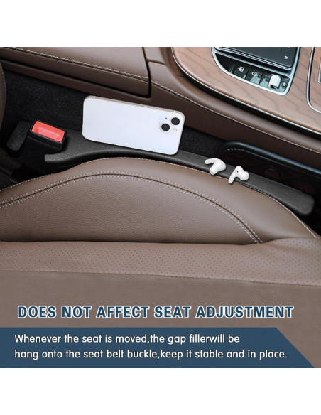 Relleno de Espacio entre Asientos de Coche WINUERK - 2 Piezas