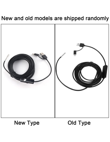 Endoscopio Oumefar 3 en 1 Tipo C HD 1280x720 5m