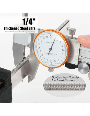 WORKPRO Juego de Abrazaderas de Barra de Acero 6" 2-pack