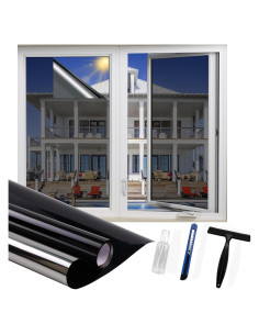 Película de Privacidad para Ventanas Sunroda 44.5x199.8cm Negro