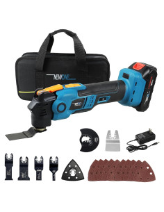 Kit de Herramienta Oscilante Inalámbrica NEWONE 18V 6 Velocidades