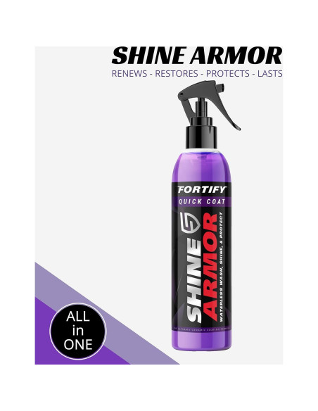 Brillo Armor Spray Cerámico Hidrofóbico 3 en 1 para Autos