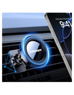 Soporte de Coche MagSafe AKEsepe con Rotación 360 - Negro