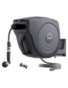 Carrete de Manguera Retráctil Vego 30.48m Azul Tidepool