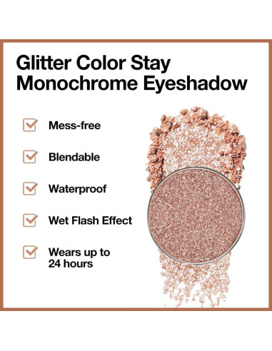 Paleta de Sombra de Ojos CAKAILA Brillante Rosa Champagne 17.8g