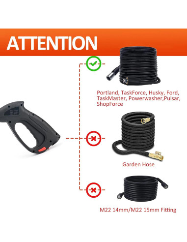 Kit Pistola Pulverización BEARFORCE 5 Boquillas Turbo