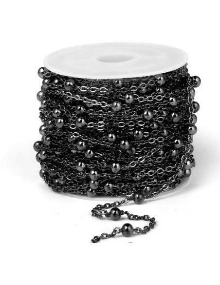 Cadena de Perlas de Satélite Cadikez 10m Acero Inoxidable 2mm