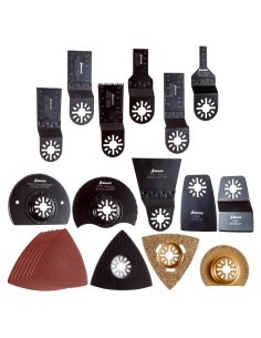 Juego de 24 Piezas de Accesorios para Herramienta Oscilante Asani