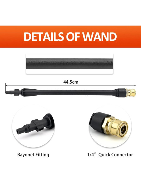 Kit Pistola Pulverización BEARFORCE 5 Boquillas Turbo