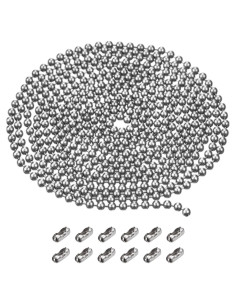 Cadena de tirón cromo Stark Star 10 pies 4.5 mm con conectores