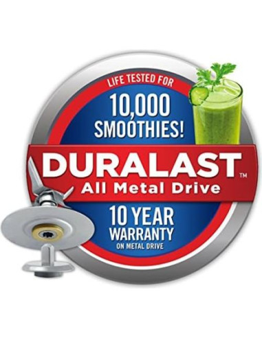 Licuadora Oster Clásica 16 Velocidades Jarra Vidrio 1.2L