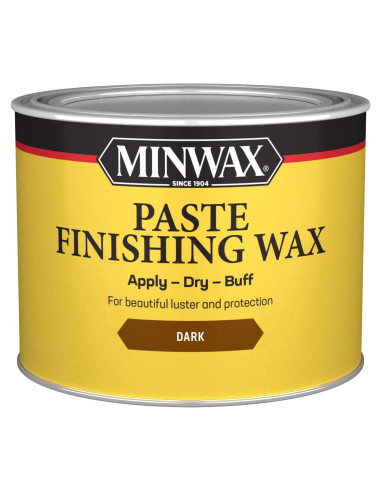 Cera de Acabado en Pasta Minwax Oscura 454g - Pulido Madera