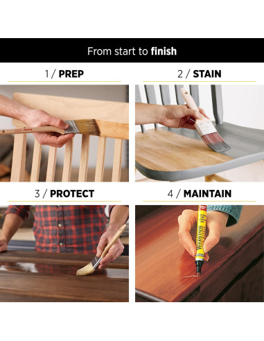 Cera de Acabado en Pasta Minwax Oscura 454g - Pulido Madera