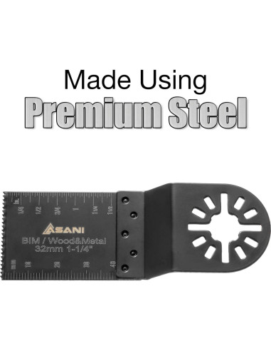 Juego de 24 Piezas de Accesorios para Herramienta Oscilante Asani