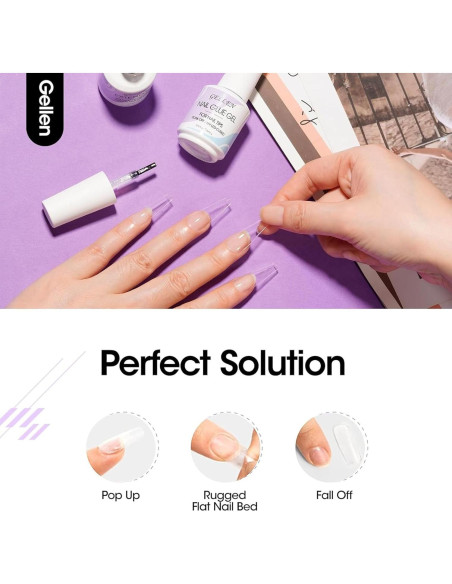 Gellen Pegamento para Uñas 5 en 1 UV 15ML - Gel Adhesivo