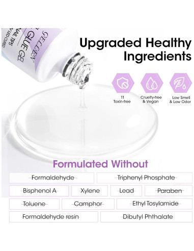 Gellen Pegamento para Uñas 5 en 1 UV 15ML - Gel Adhesivo