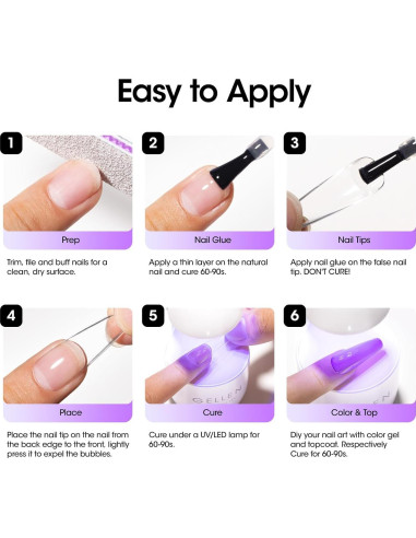 Gellen Pegamento para Uñas 5 en 1 UV 15ML - Gel Adhesivo