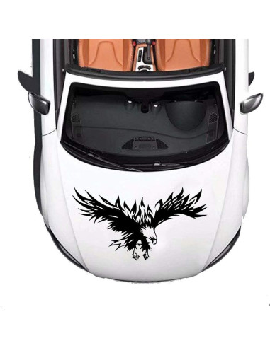 Calcomanías de Auto Practisol Águila 42.9x80 cm Vinilo Negro