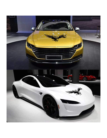 Calcomanías de Auto Practisol Águila 42.9x80 cm Vinilo Negro