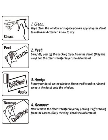 Calcomanías de Auto Practisol Águila 42.9x80 cm Vinilo Negro