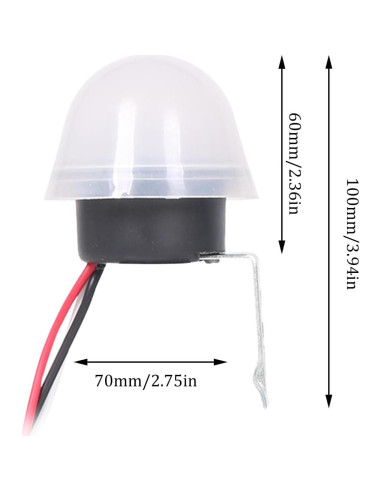 Interruptores de Sensor de Luz Genérico 6 PCS 220V IP65