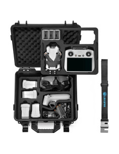 Estuche Duro Impermeable Lekufee para DJI Mini 4 Pro y Accesorios