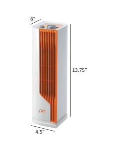 Calentador Cerámico Mini Torre SPT SH-1507 1200W Oscilante 2