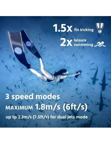 Scooter Submarino LEFEET S1 Pro 2 en 1 para Buceo