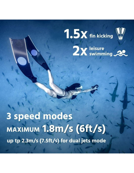 Scooter Submarino LEFEET S1 Pro 2 en 1 para Buceo