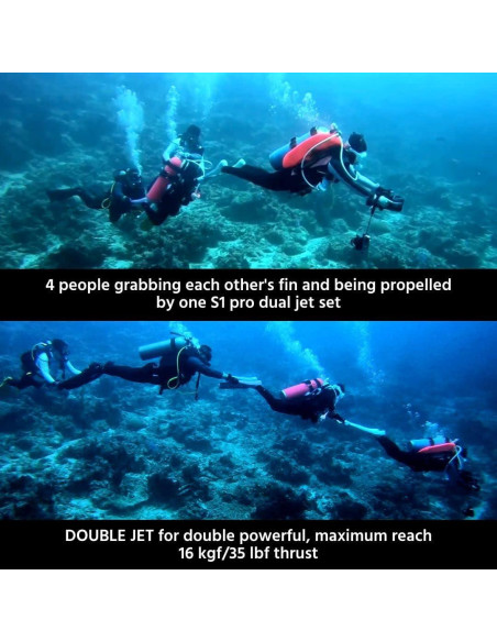 Scooter Submarino LEFEET S1 Pro 2 en 1 para Buceo