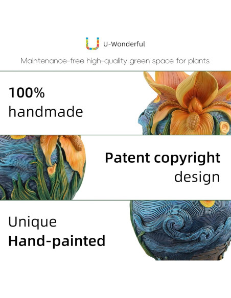 Maceta Decorativa U WONDERFUL Cielo Estrellado 17.3 cm Maceta Decorativa U WONDERFUL Cielo Estrellado 17.3 cm