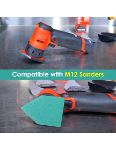 50 Hojas de Papel de Lija Triangular 80-240 Grano Ceoighe 2