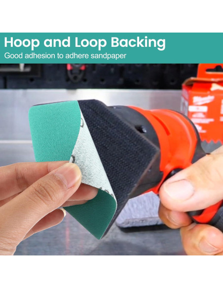 50 Hojas de Papel de Lija Triangular 80-240 Grano Ceoighe