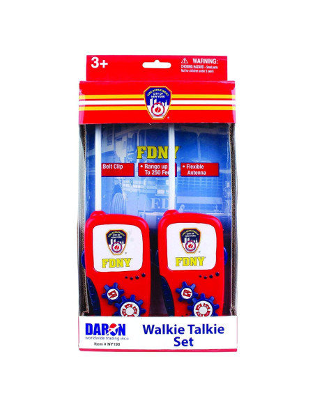 Juego de Walkie Talkie DARON FDNY 2 Unidades 23.5 cm