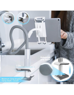 Soporte para Tableta Lamicall Flexible 4.7-10.5" Negro 2