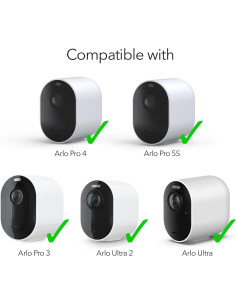 Panel Solar Wasserstein para Arlo Ultra/Pro 3/4/5S - Paquete de 3 2