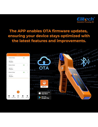Pinza de Temperatura Inalámbrica Elitech IPT-01 - Termómetro Tipo T
