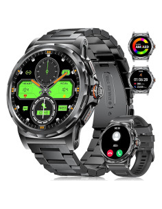 Reloj Inteligente Militar SUNKTA 1.46" AMOLED Resistente 5ATM