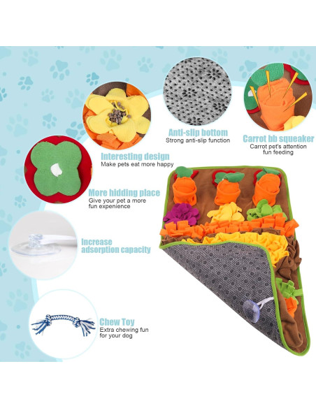 Alfombra Snuffle Grande Ameami 81.3x50.8cm para Perros