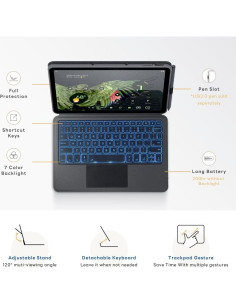 Paquete Básico Google Pixel Tablet EIP: Funda Teclado y Estilógrafo USI2.0 2