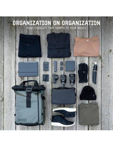 Mochila de viaje WANDRD PRVKE 21L V3 impermeable con acceso lateral