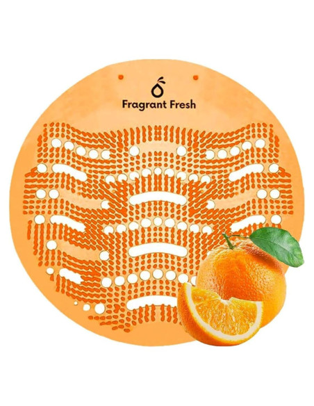 Desodorante de Pantalla de Urinal Fragrant Fresh 50 Unidades Naranja