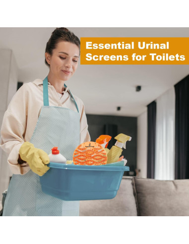 Desodorante de Pantalla de Urinal Fragrant Fresh 50 Unidades Naranja