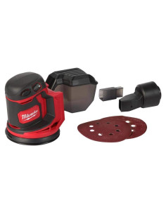 Lijadora Orbital Milwaukee M18 5" 18V 12000 OPM