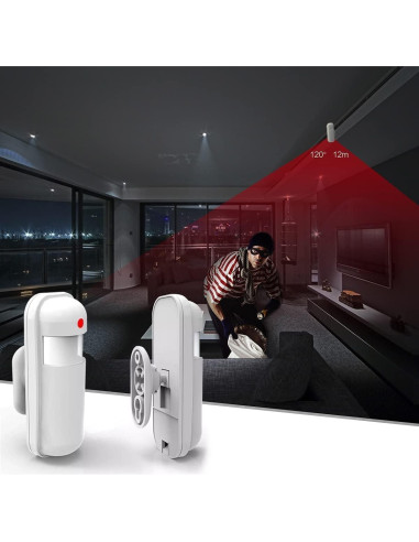 Paquete de 3 Sensores de Movimiento Infrarrojos PGST