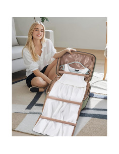 Mochila de Viaje LOVEVOOK 40L para Laptop 17.3" con Bolsa de Ropa 2