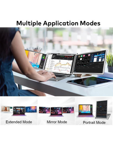 Extensor de Pantalla Portátil 14" SHENZHEN S400 USB-C Full HD