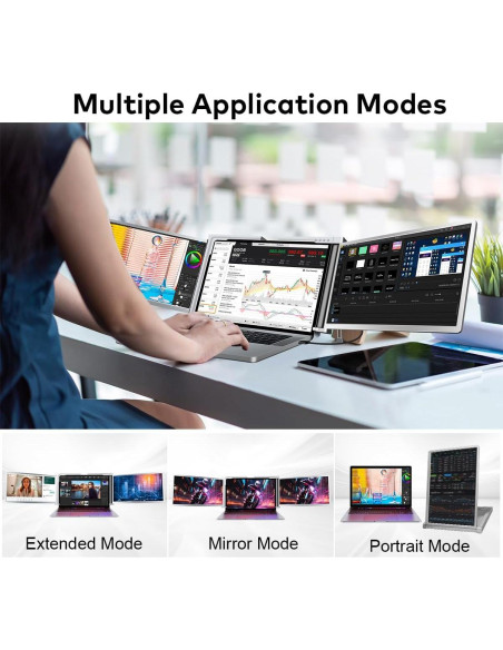 Extensor de Pantalla Portátil 14" SHENZHEN S400 USB-C Full HD